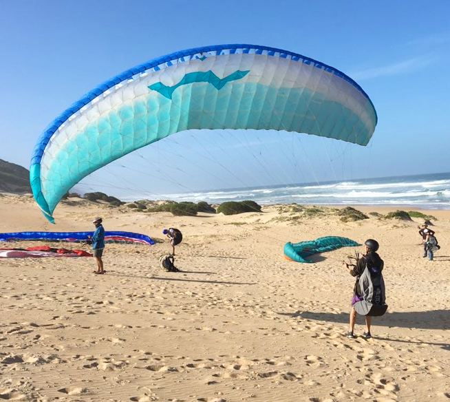 paragliding training courses in Wilderness, Sedgefield Garden Route