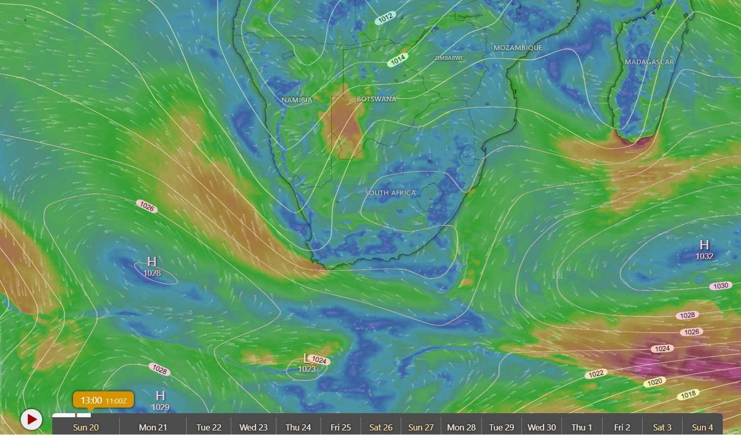 SA synoptic at 14:00. :) Image